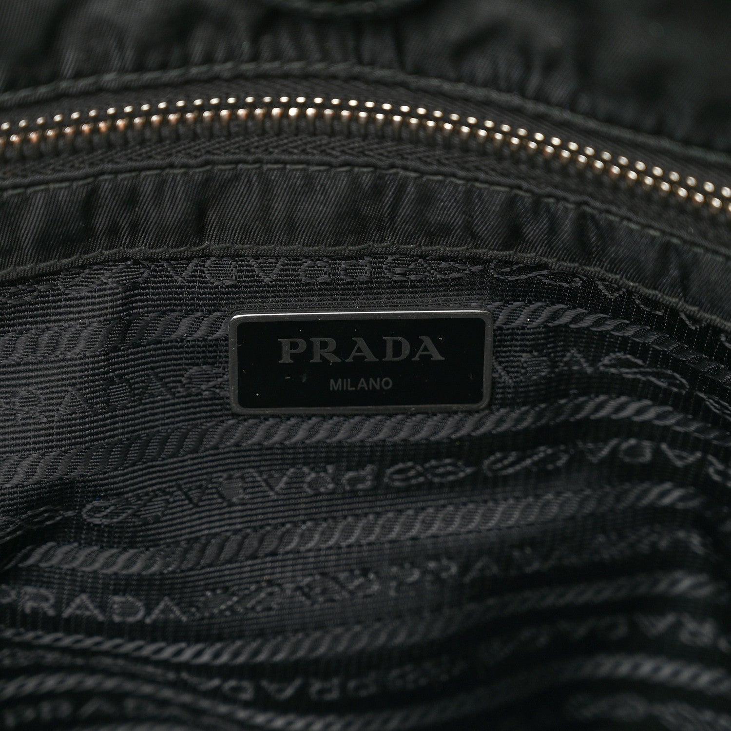 Prada Nylon Tessuto Impuntu Quilted Tote Black 7 of 9