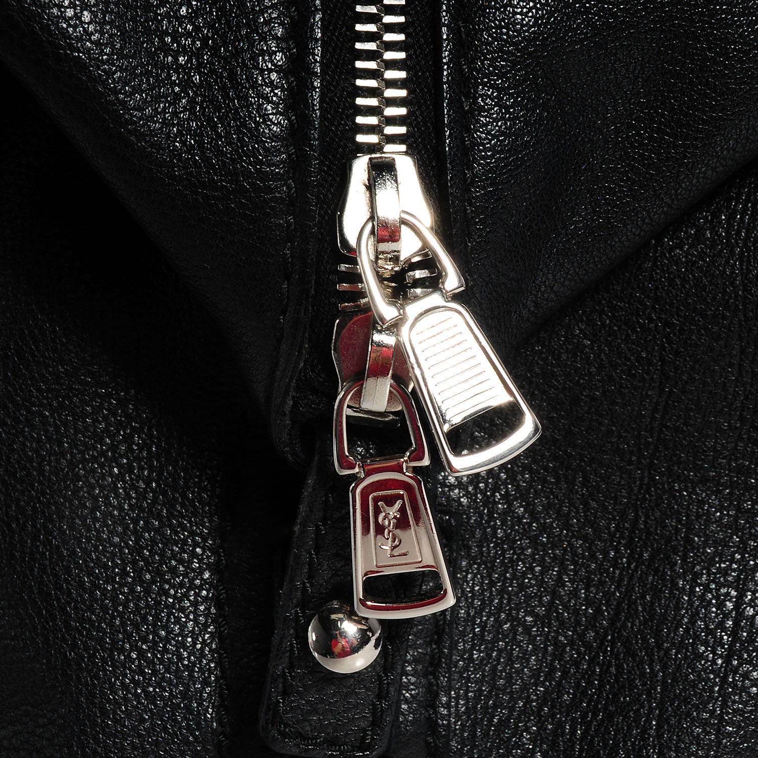 Saint Laurent Calfskin Patent Medium Easy Sac Black 5 of 9