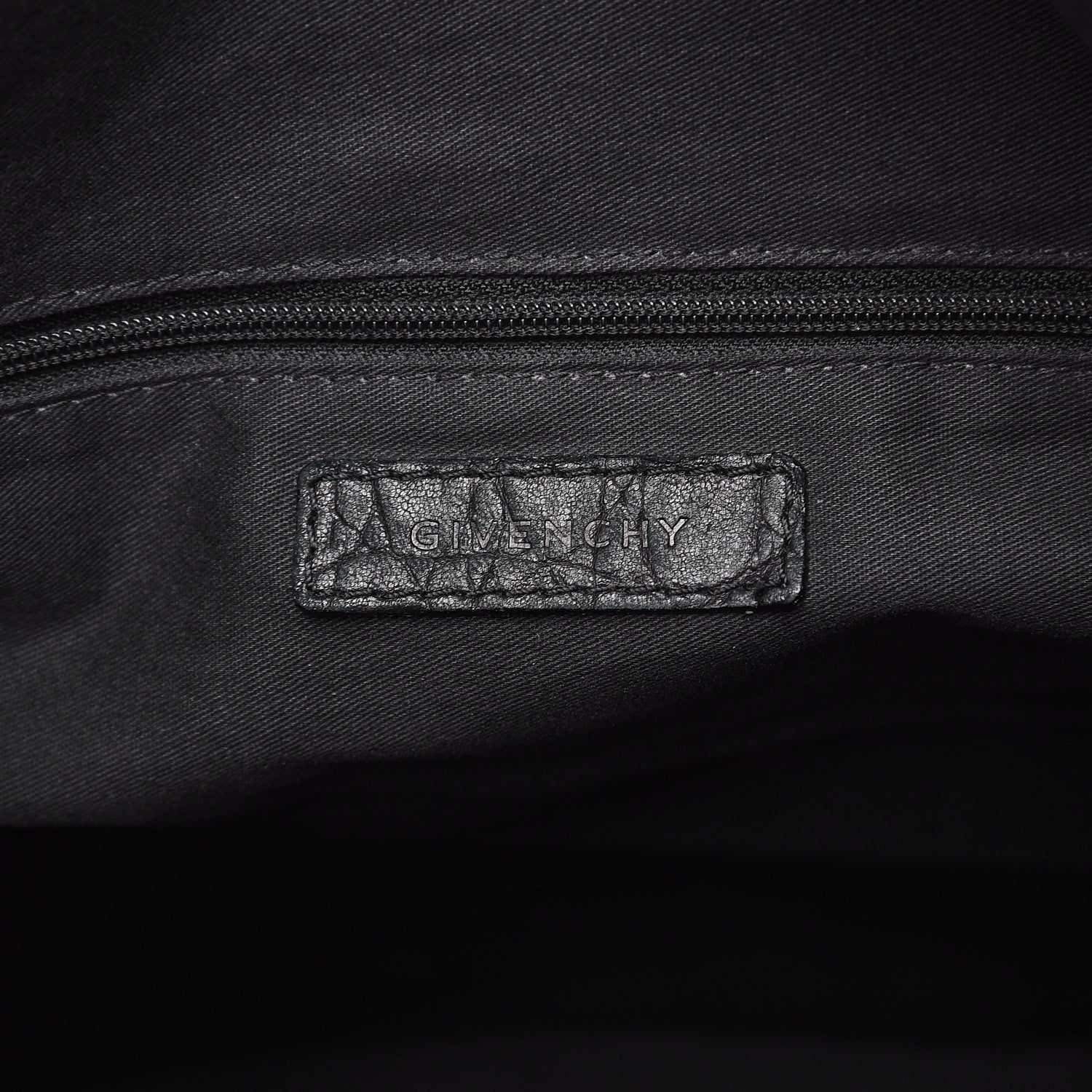 Givenchy Calfskin Crocodile Embossed Large Nightingale Black 7 of 11