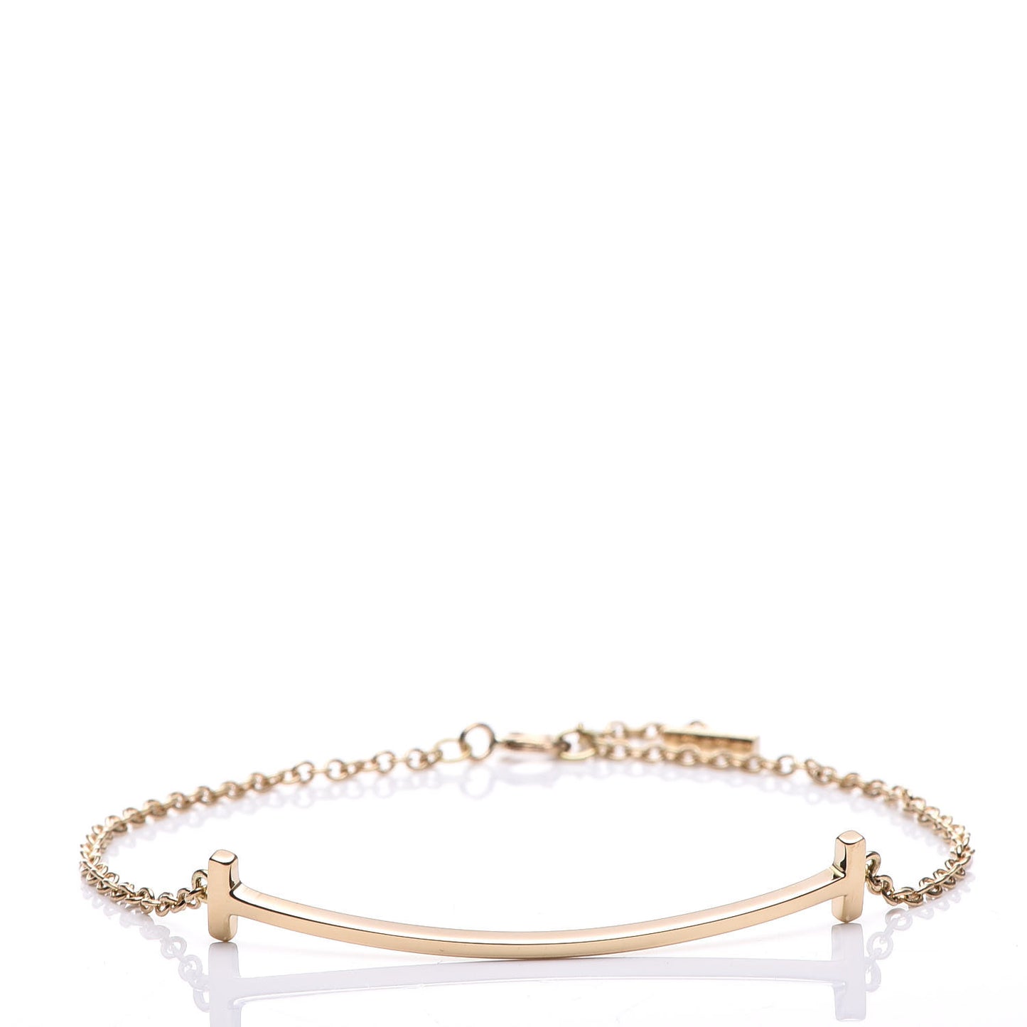 18K Yellow Gold T Smile Bracelet