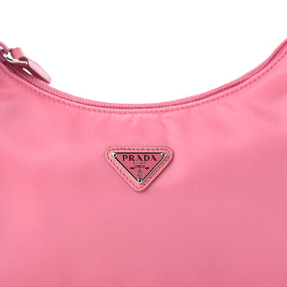 Prada Tessuto Nylon Mini Re-Edition 2000 Bag Begonia 11 of 12