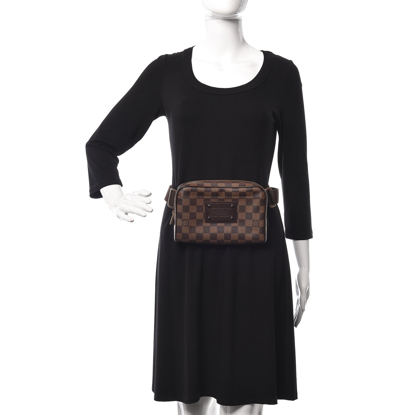 Damier Ebene Brooklyn Bum Bag