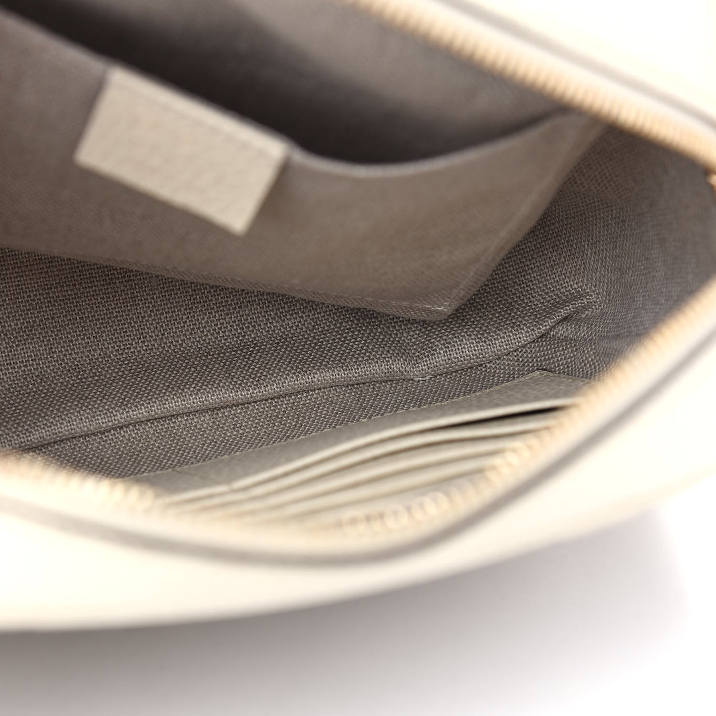 Monogram Dollar Calfskin Mini Bree Messenger Bag Beige Ebony Avoire