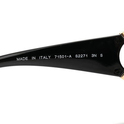 Chanel Acetate Pearl CC Square Sunglasses 71501-A Black 6 of 7