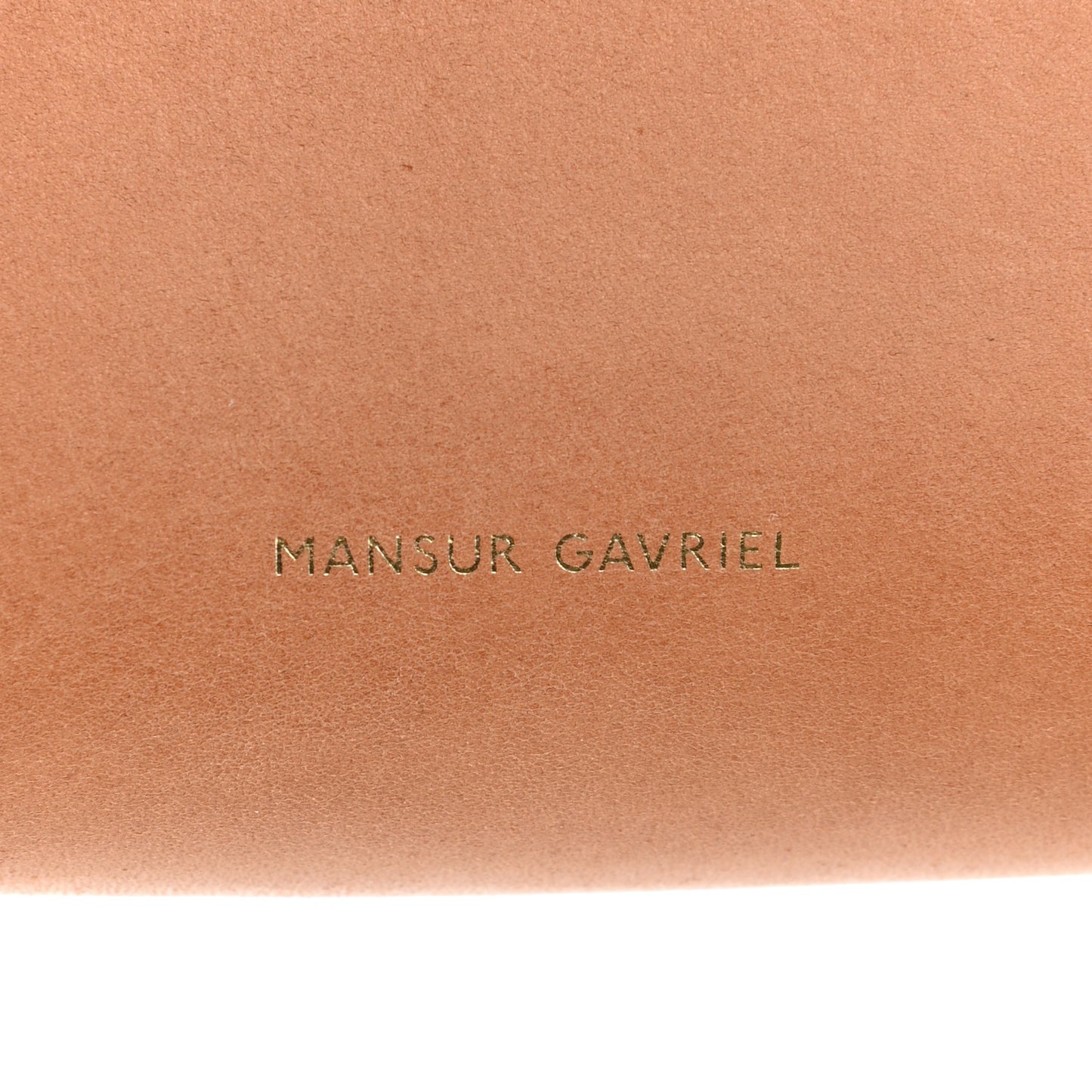 Vegetable Tanned Calfskin Mini Bucket Bag Camello Rosa