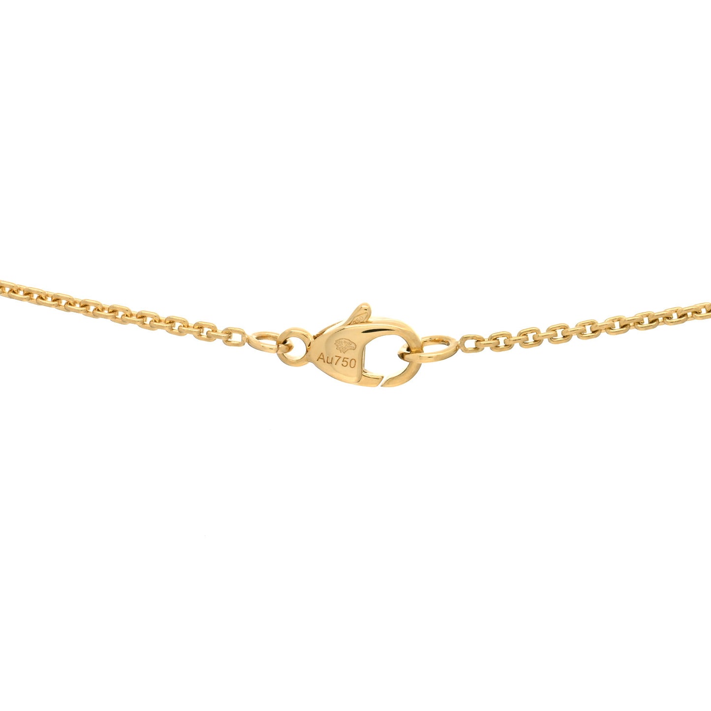 18K Yellow Gold Diamond Idylle Blossom LV Pendant Necklace