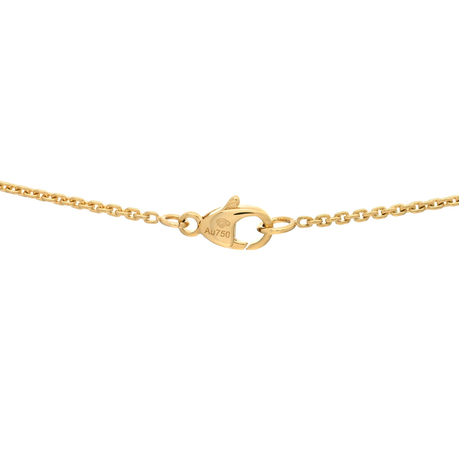 Louis Vuitton 18K Yellow Gold Diamond Idylle Blossom LV Pendant Necklace 3 of 3