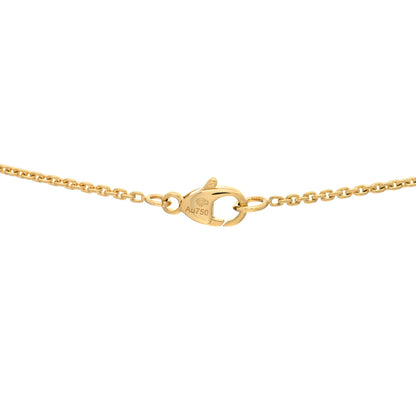Louis Vuitton 18K Yellow Gold Diamond Idylle Blossom LV Pendant Necklace 3 of 3