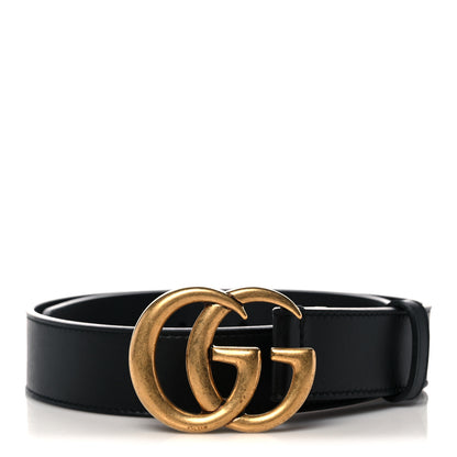 Gucci Moon Calfskin Double G 30mm Belt 65 26 Black 1 of 4