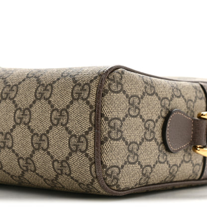 Gucci GG Supreme Monogram Web Small Ophidia Shoulder Bag Brown 10 of 15