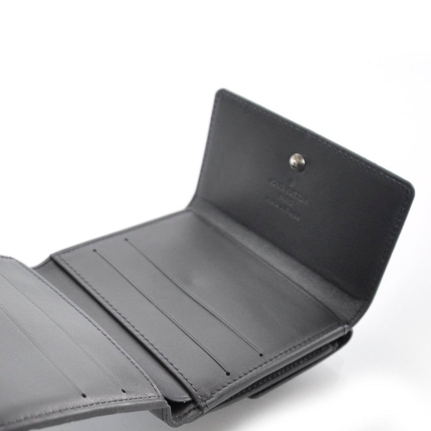 Mat Monogram Elise Wallet Black