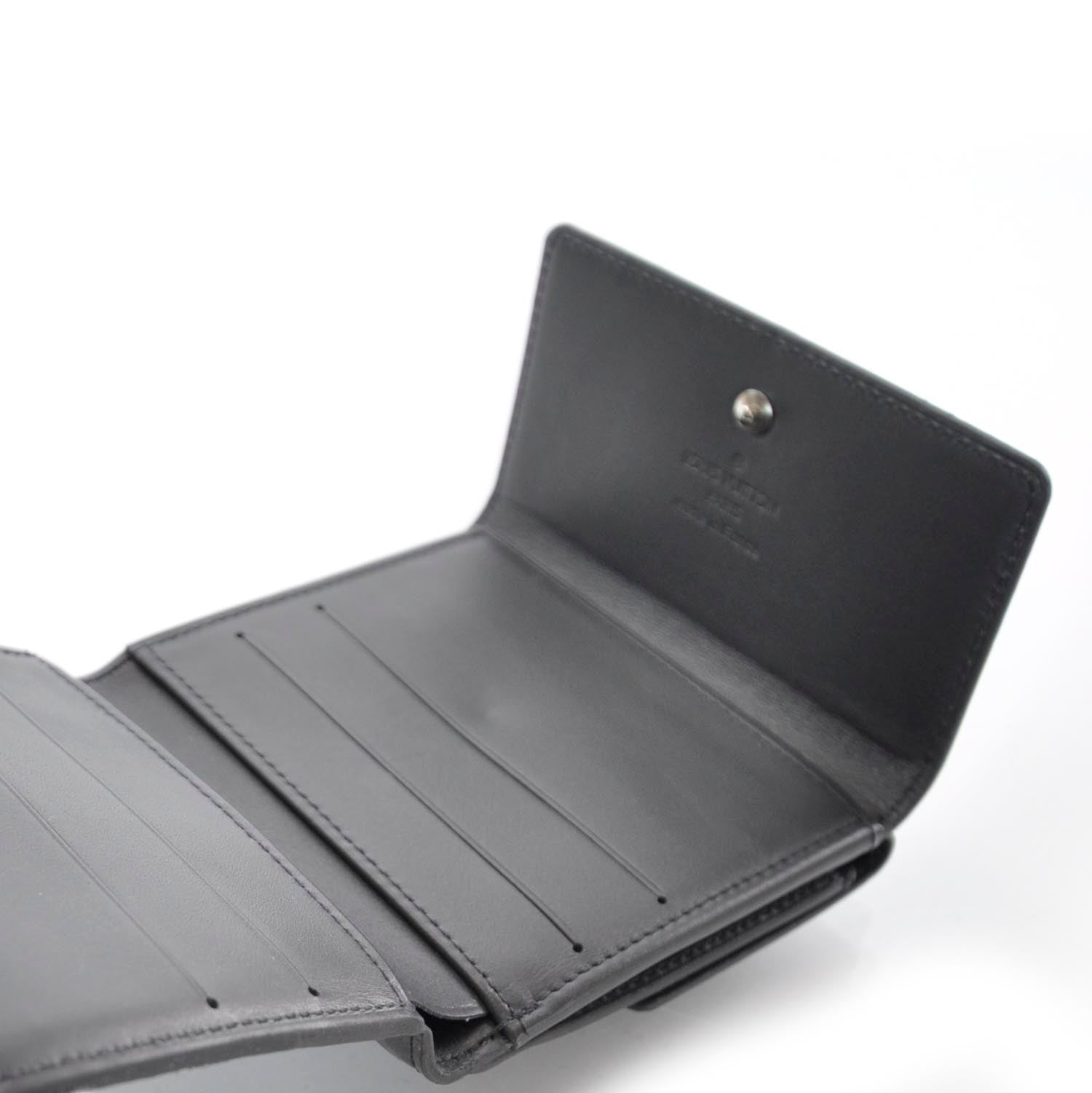 Louis Vuitton Mat Monogram Elise Wallet Black 5 of 7