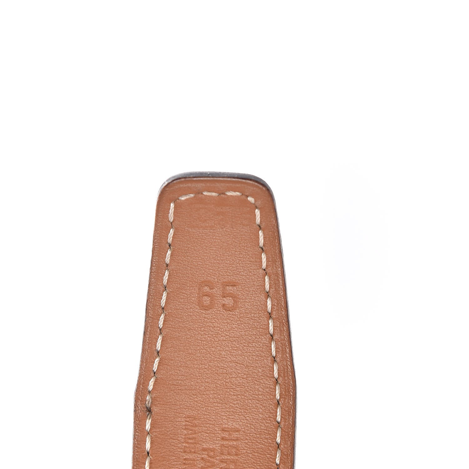 Hermes Box Chamonix 24mm Constance H Belt 65 Black Natural 5 of 16