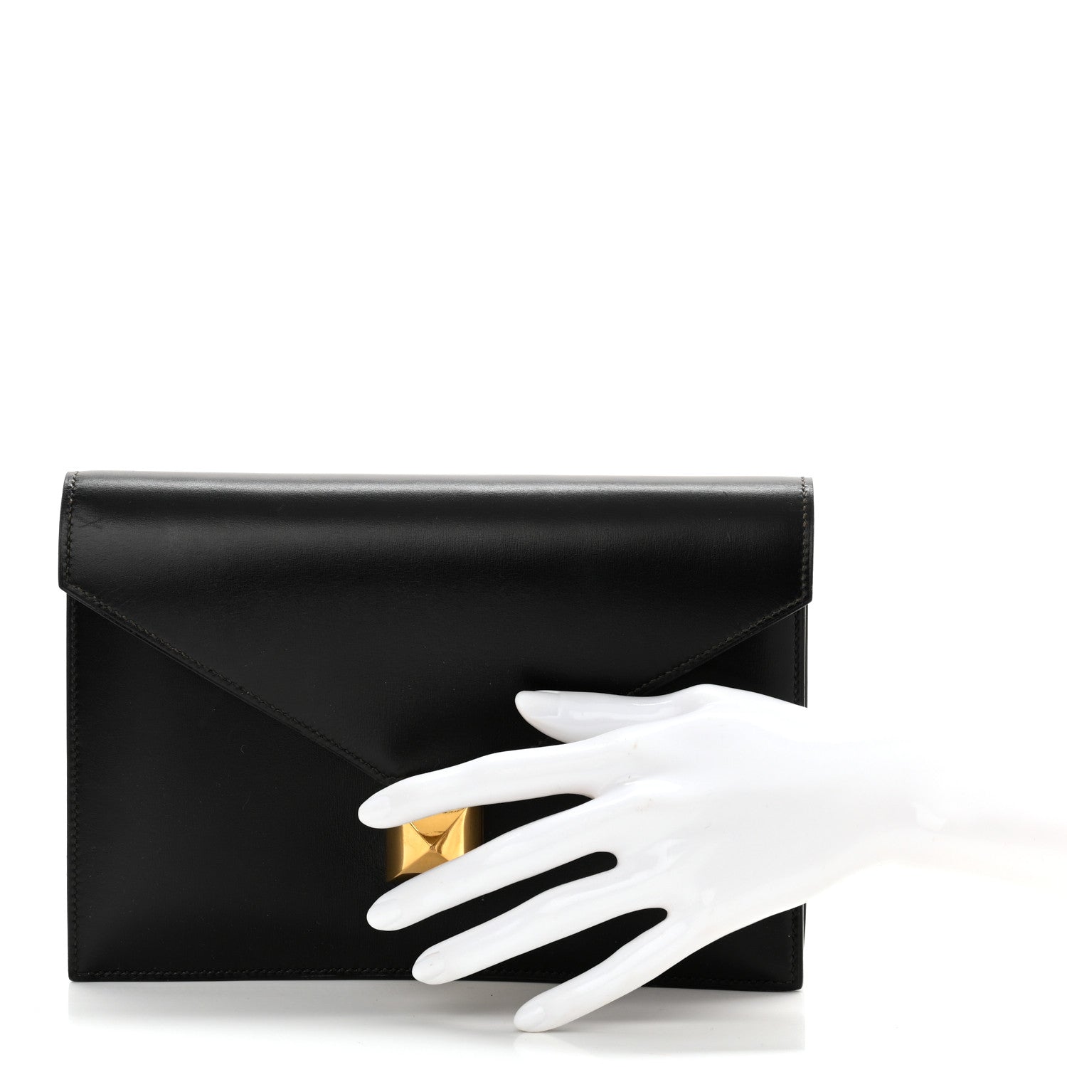 Hermes Box Clutch Black 2 of 11