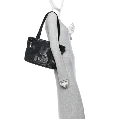 Chanel Caviar CC Shopper Tote Black 2 of 13