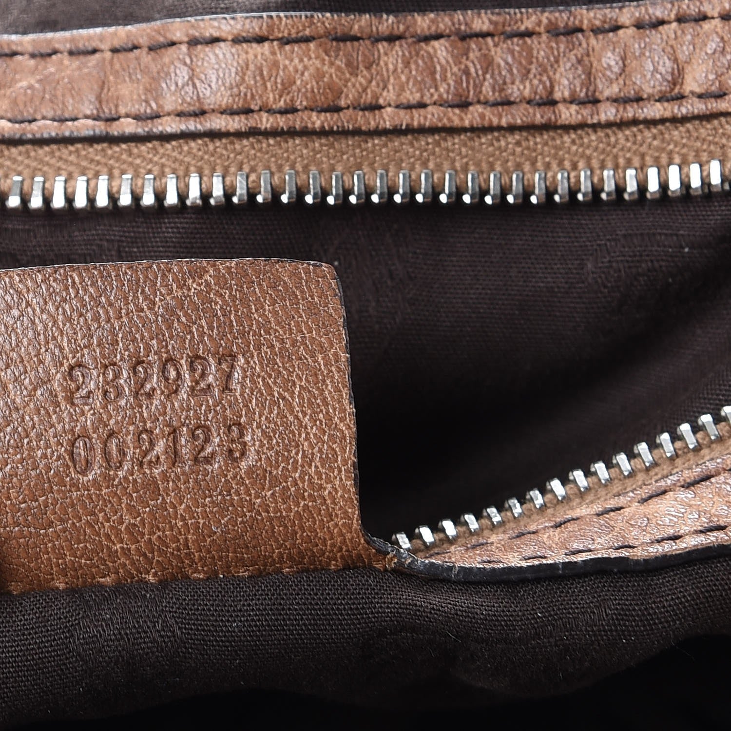 Gucci Monogram Large Bamboo Bar Tassel Shoulder Bag Brown 7 of 18