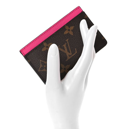 Louis Vuitton Monogram Card Holder Rose 2 of 6