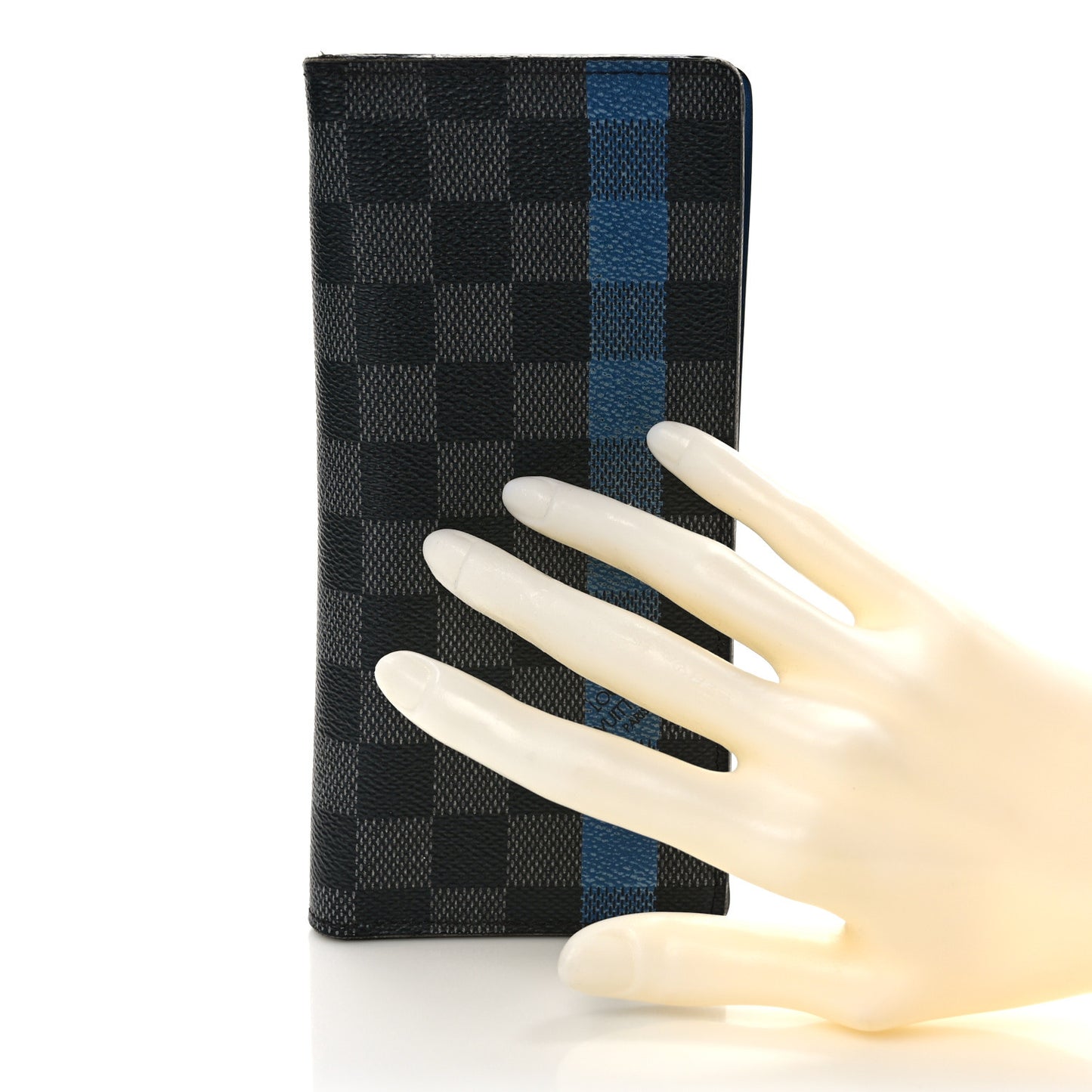 Damier Graphite Stripe Pocket Organizer Blue