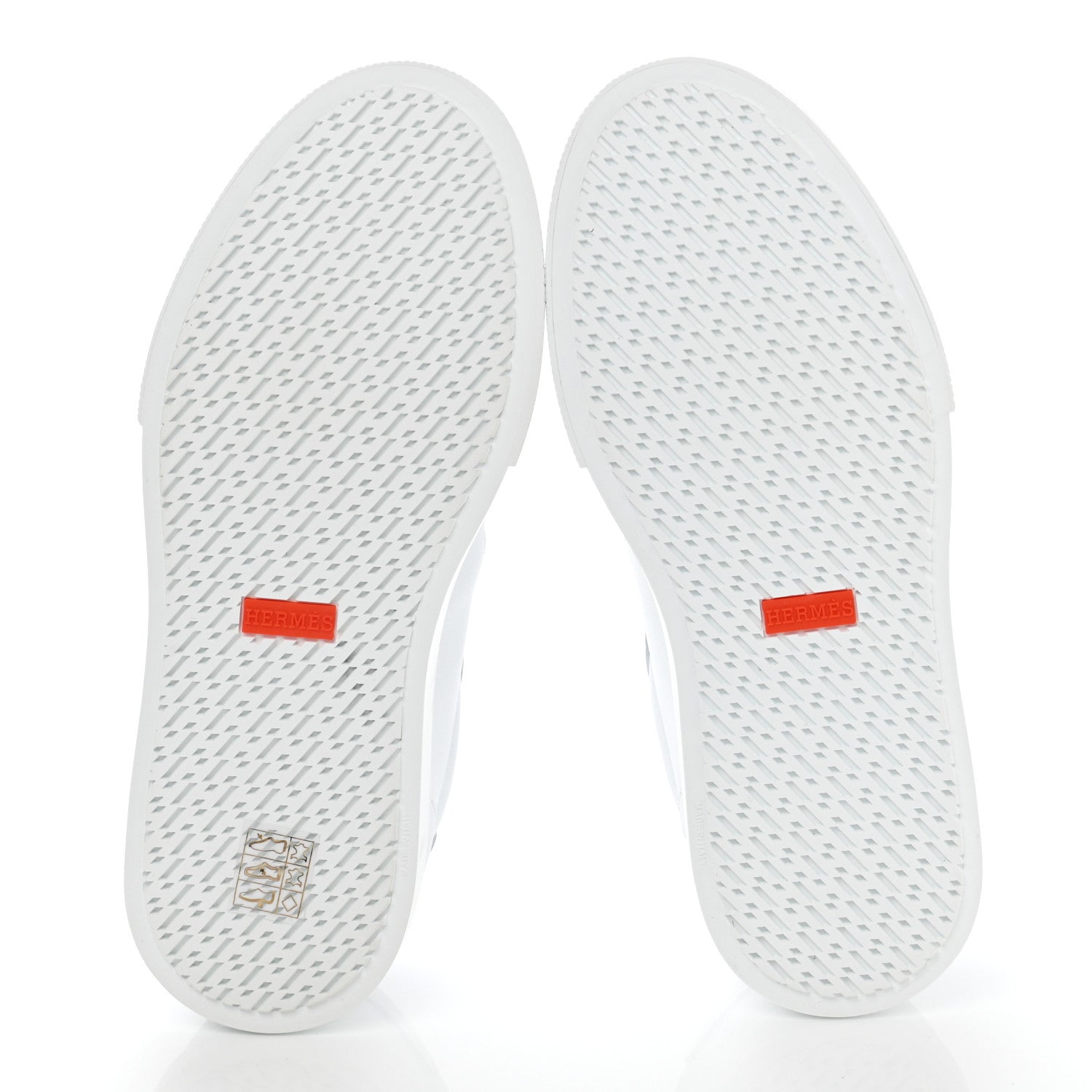 Hermes Calfskin Day Sneakers 37.5 White 5 of 9