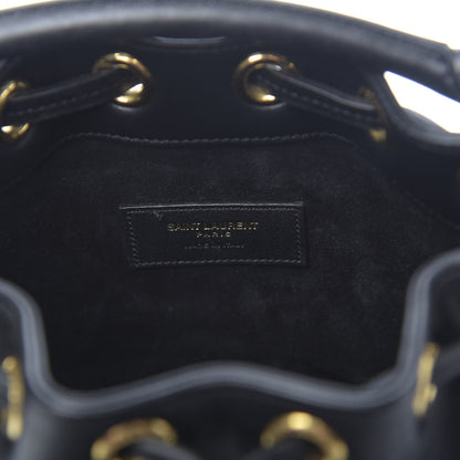 Saint Laurent Calfskin Small Emmanuelle Fringe Hobo Bag Black 6 of 9