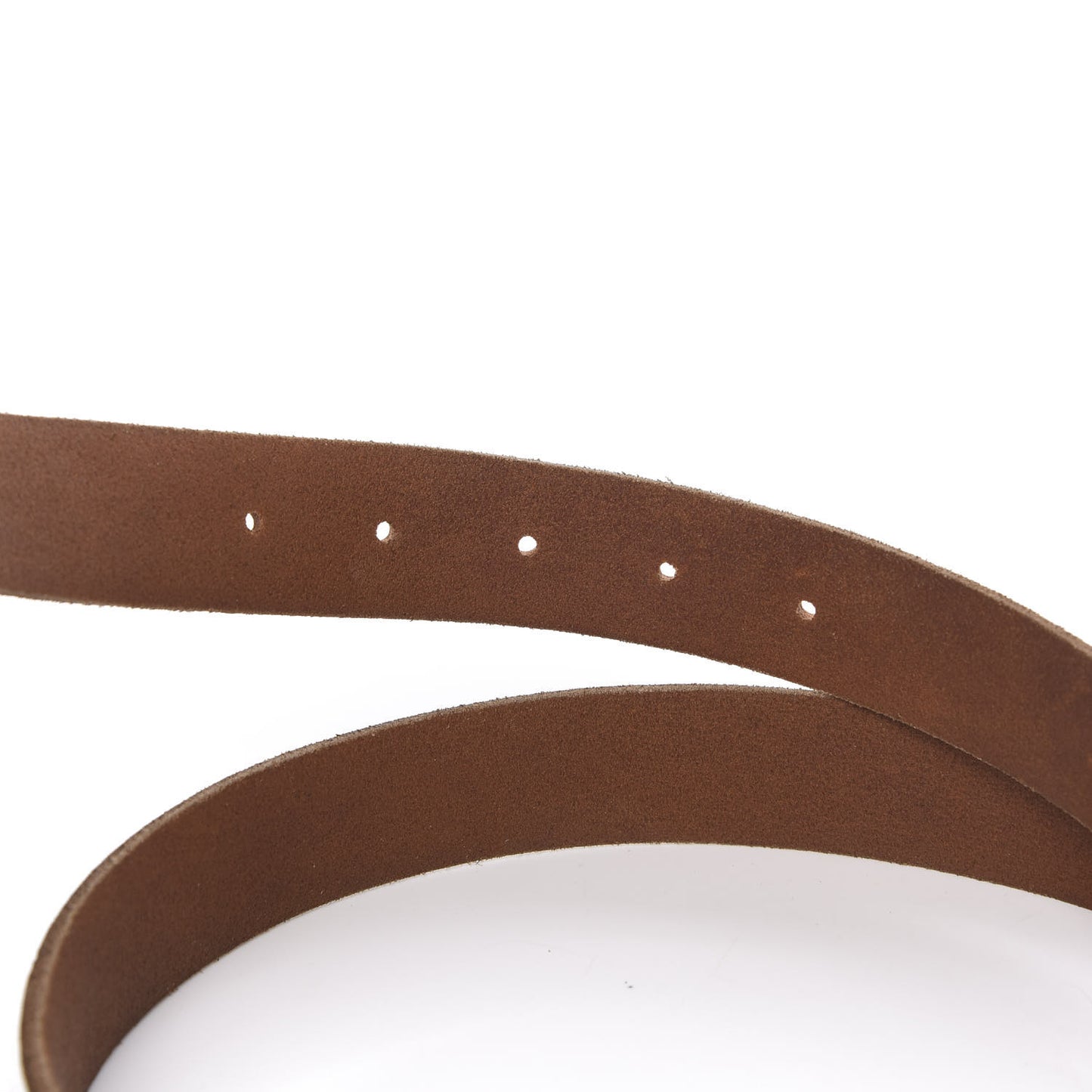Calfskin Brass Feline Buckle Belt 90 36 Toscano