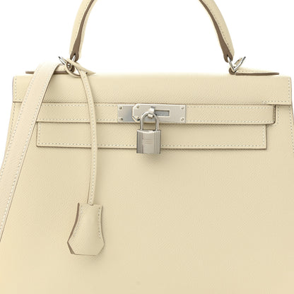 Hermes Epsom Kelly Sellier 28 Craie 8 of 11