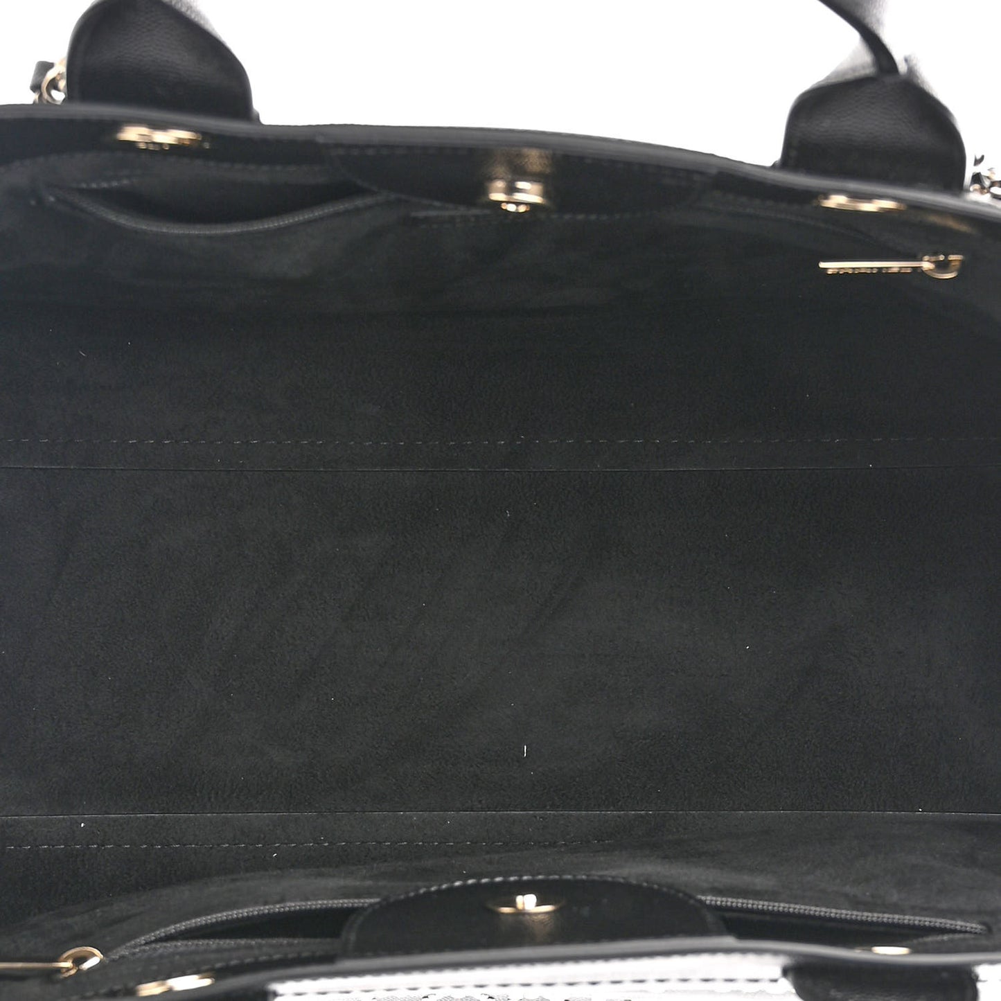 Caviar Medium Studded Deauville Tote Black