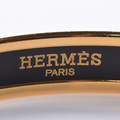 Hermes Enamel Narrow Printed Buckle Bracelet 65 5 of 5