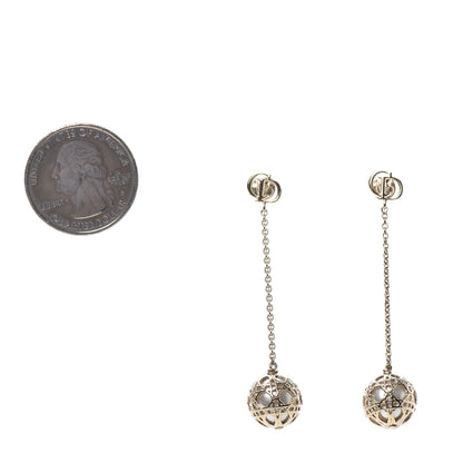 Christian Dior Pearl Secret Cannage Mise En Dior Tribales Dangle Earrings Gold 2 of 4