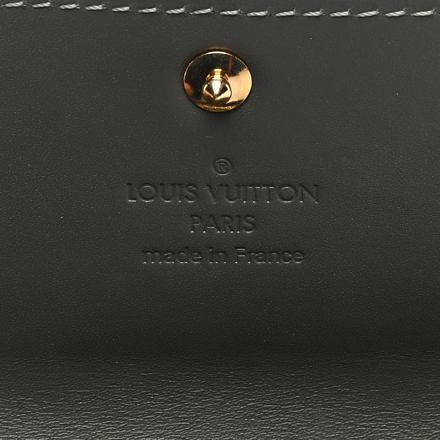 Louis Vuitton Vernis Sarah Wallet Gris Art Deco 6 of 6