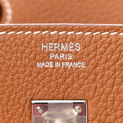 Hermes Togo Birkin 25 Gold 6 of 11