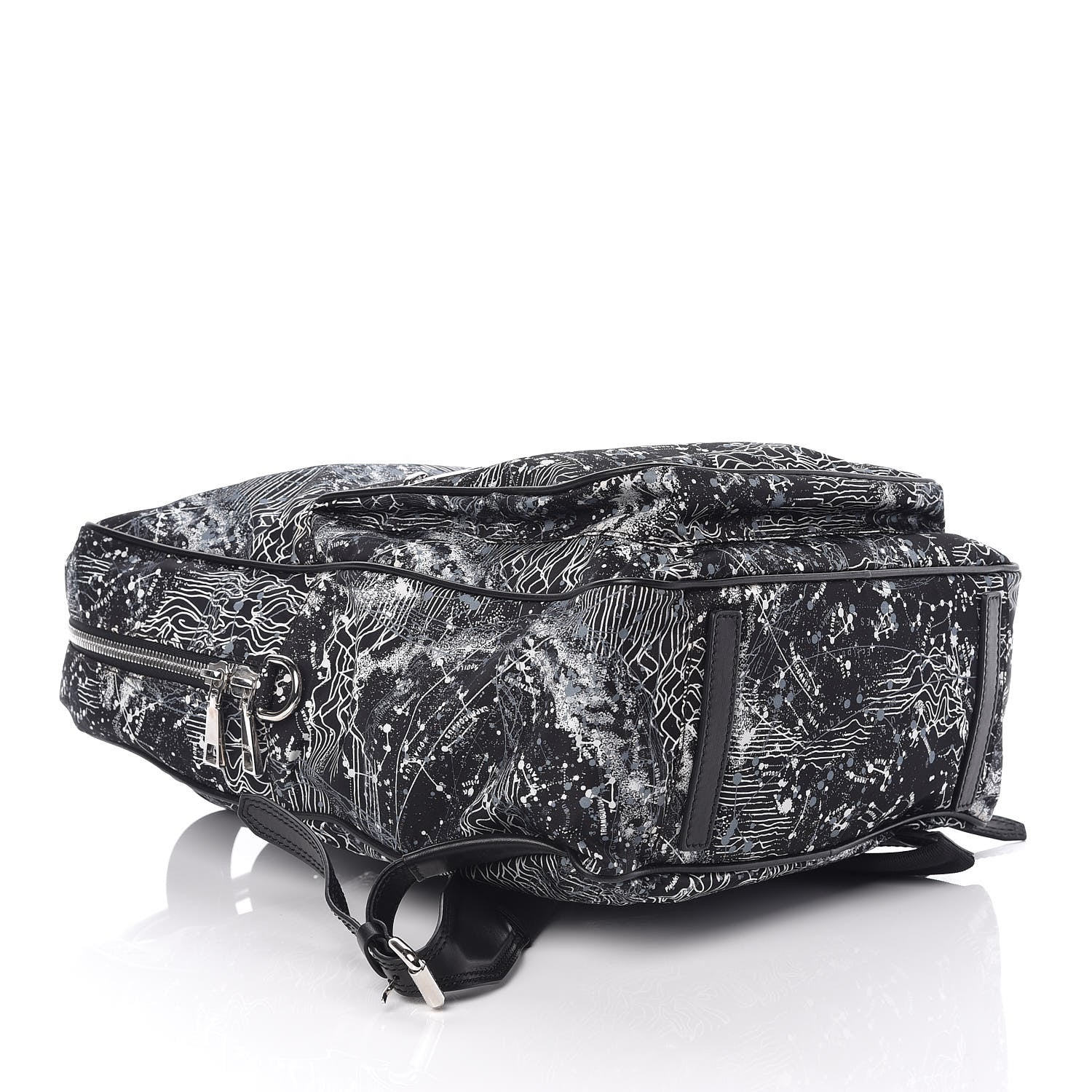 Versace Nylon Palazzo Astrology Zip Top Backpack Black 4 of 8