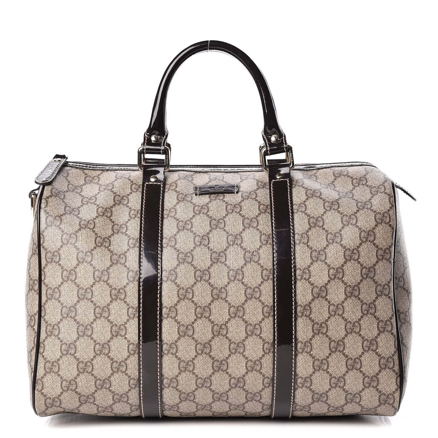 GG Plus Monogram Medium Joy Boston Dark Brown