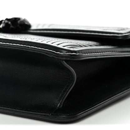 Bulgari Quilted Nappa Smooth Calfskin Serpenti Forever Diamond Blast Shoulder Bag Black 10 of 10