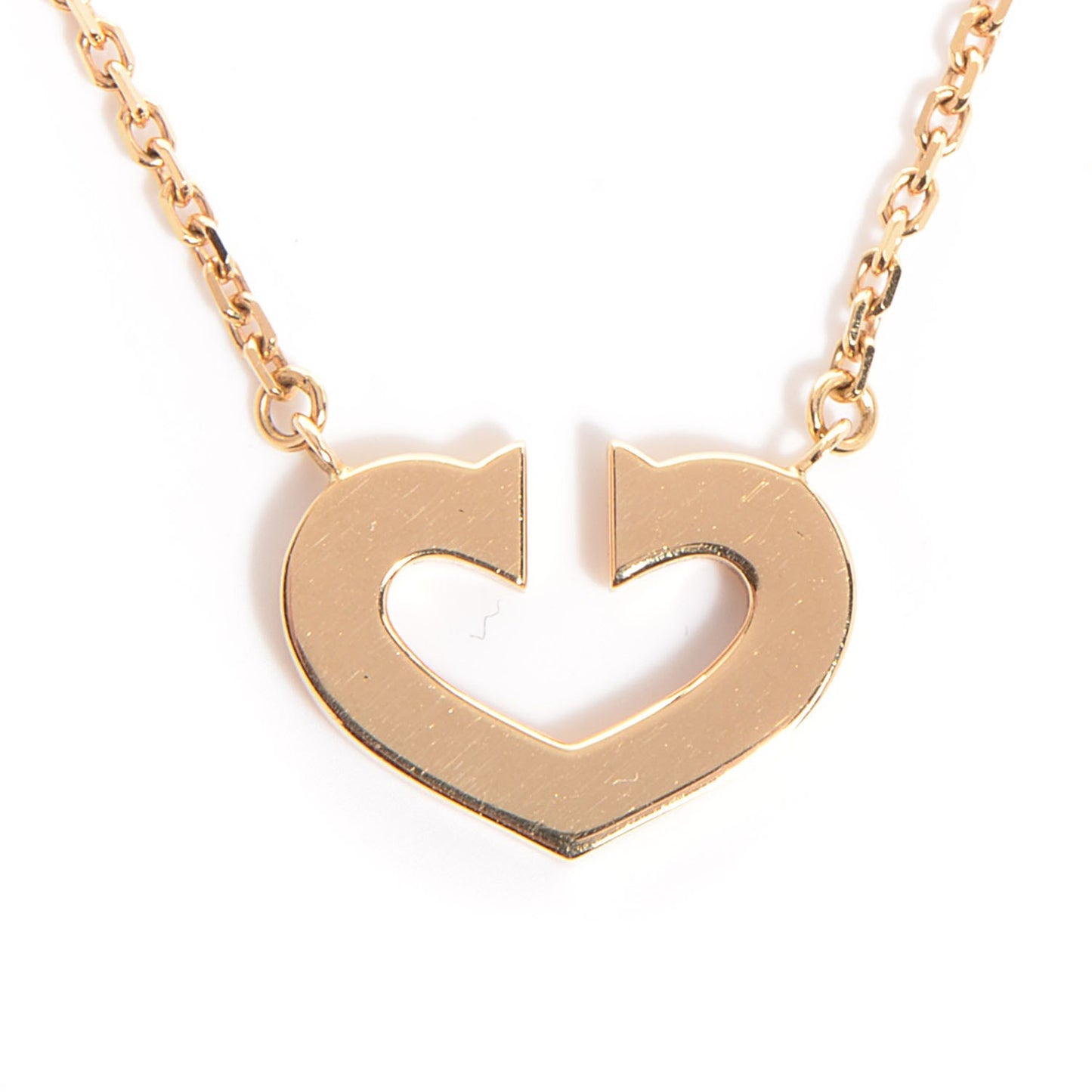 18K Yellow Gold Medium Hearts and Symbols Necklace