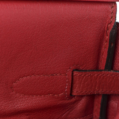 Hermes Ardennes Birkin 35 Rouge Vif 20 of 37