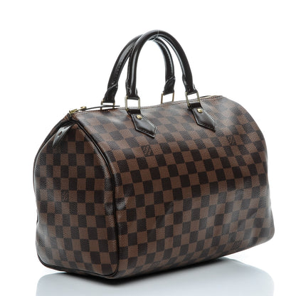 Louis Vuitton Damier Ebene Speedy 30 3 of 8