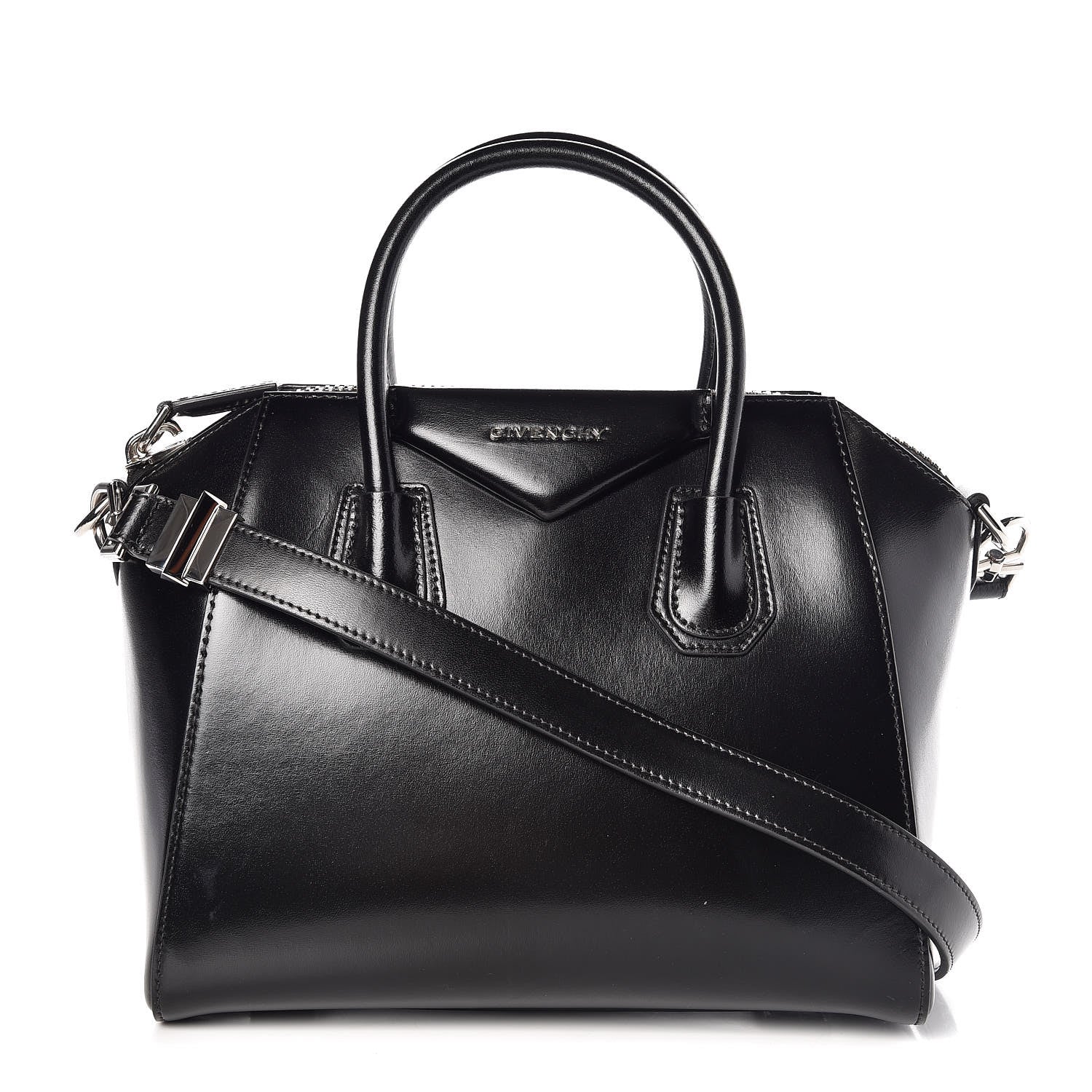 Givenchy Shiny Lord Calfskin Small Antigona Black 1 of 15
