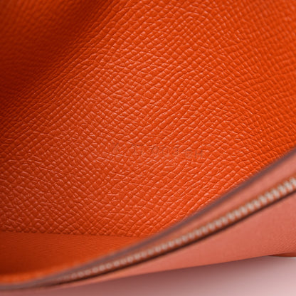 Hermes Epsom Bearn Gusset Wallet Feu 7 of 10