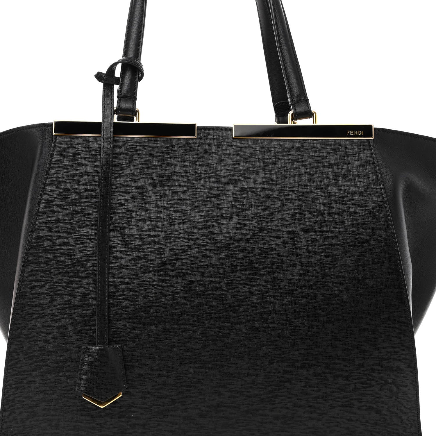 Fendi Vitello Elite Large 3Jours Tote Black 7 of 9