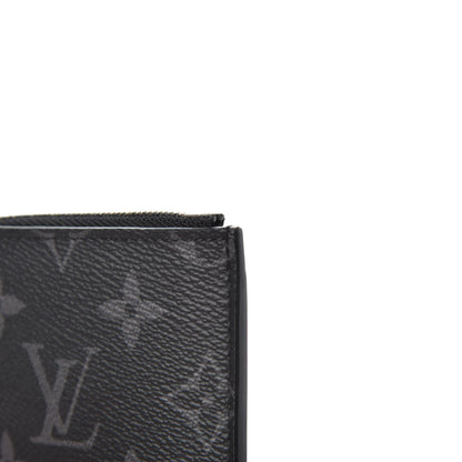 Louis Vuitton Monogram Eclipse Taiga Coin Card Holder 7 of 8