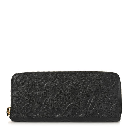 Louis Vuitton Empreinte Clemence Wallet Black 1 of 9