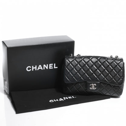 Chanel Lambskin Jumbo Single Flap Black 5 of 8