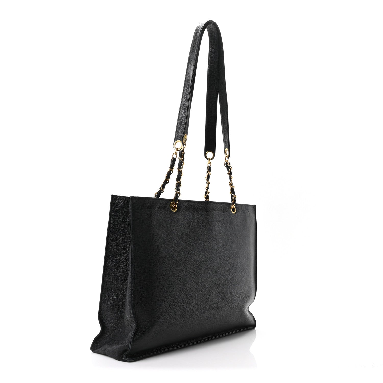 Chanel Caviar CC Tote Black 3 of 11