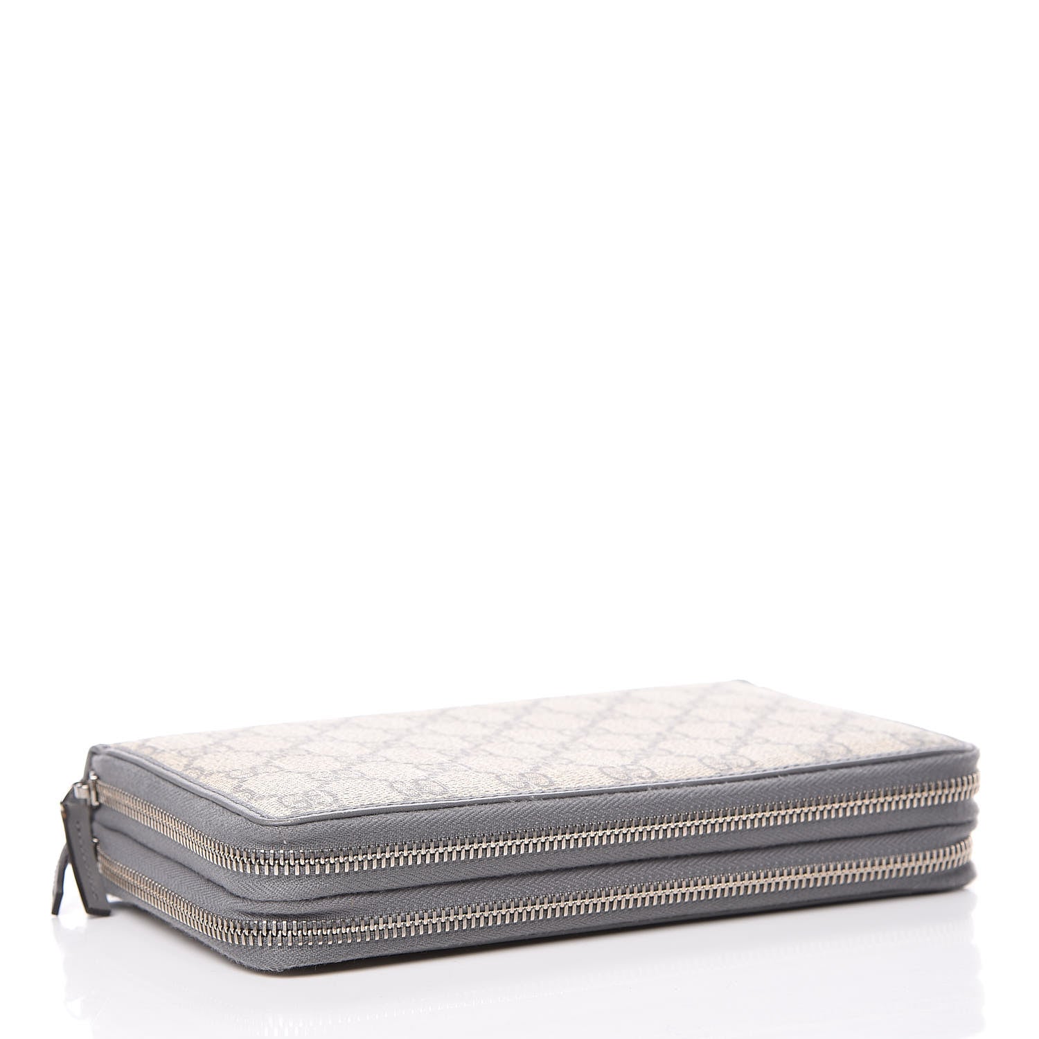 Gucci GG Supreme Monogram Travel Document Case Ecru Grigio 4 of 9