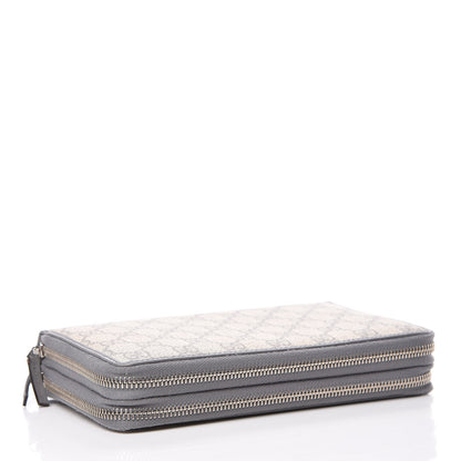 Gucci GG Supreme Monogram Travel Document Case Ecru Grigio 4 of 9