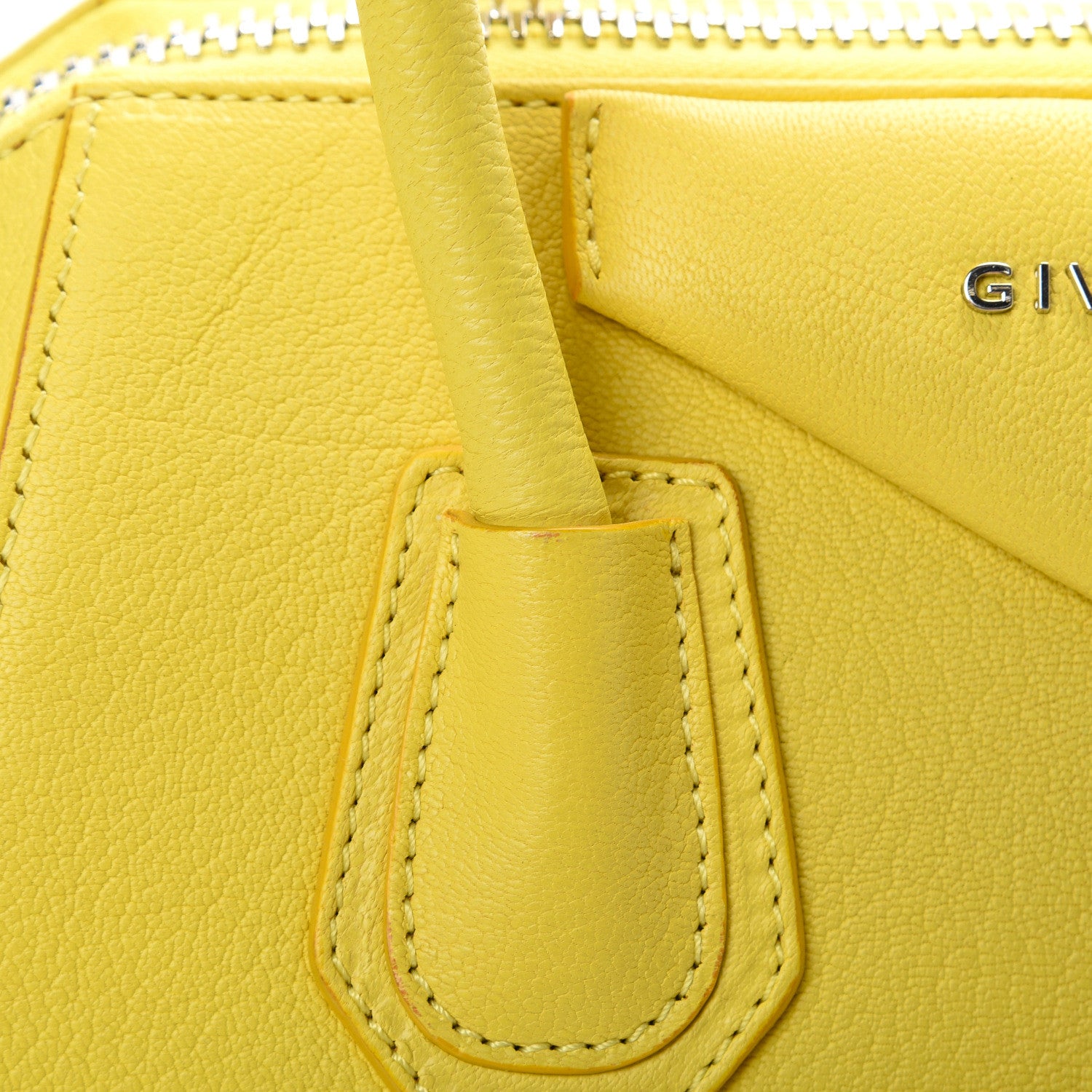 Givenchy Sugar Goatskin Small Antigona Yellow 12 of 12