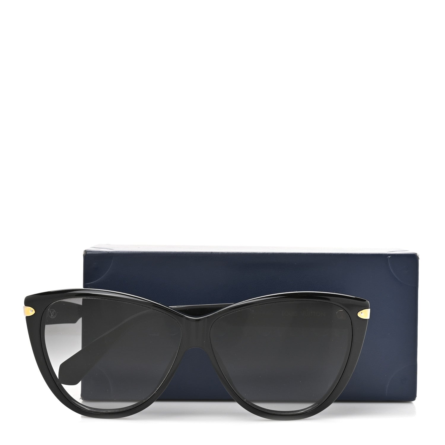 Louis Vuitton Acetate Velvet Sunglasses Z1293W Black 9 of 9