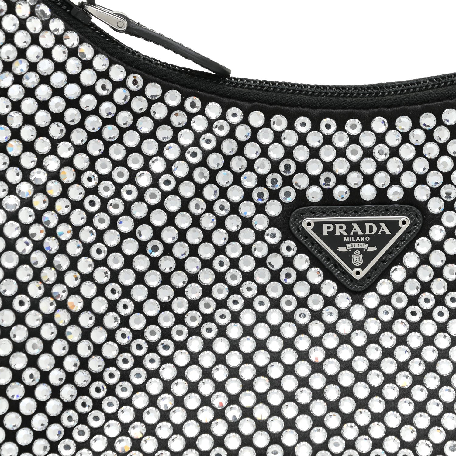 Prada Satin Crystal Mini Re-Edition 2000 Bag Cristal 9 of 11