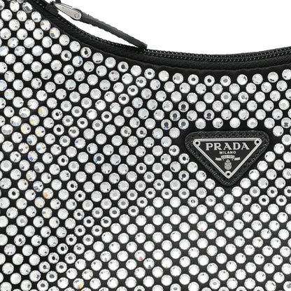 Prada Satin Crystal Mini Re-Edition 2000 Bag Cristal 9 of 11
